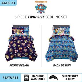 img 2 attached to 🛏️ Super Comforter Patrol Kids' Bedding by Franco - Ultimate Home Store