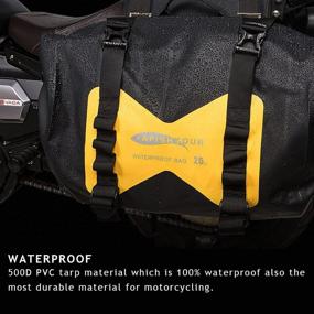 img 3 attached to Motorcycle Saddle Waterproof Detachable Non Slip