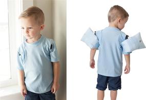 img 2 attached to 🦦 Otter Wings Kids Floaties (Water Wings) / UPF Swim Shirt Combo Swim Aid - Short Sleeve for Perfect Swim Support and Sun Protection