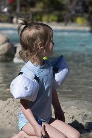 img 1 attached to 🦦 Otter Wings Kids Floaties (Water Wings) / UPF Swim Shirt Combo Swim Aid - Short Sleeve for Perfect Swim Support and Sun Protection