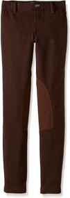 img 1 attached to Devon Aire Hipster Breeches X Small Chocolate Girls' Clothing for Active