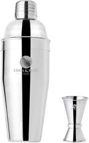 img 4 attached to 🍸 Eden &amp; Rose 24 oz Martini Shaker Set – Cocktail Shaker with Built-in Strainer – 2-Piece Bartending Drinks Mixer and Jigger Kit – Professional Stainless Steel Bar Tools Home