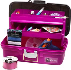 img 1 attached to 🏠 Versatile Home Storage Organizer: Creative Options 620275 - One Size, Black & Hot Pink