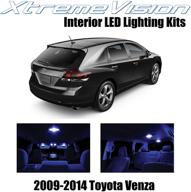 🔵 enhance your toyota venza 2009-2014 with the xtremevision 14-piece blue interior led kit + installation tool logo