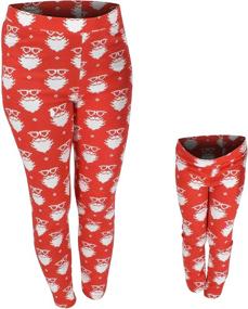 img 1 attached to Girls Christmas Matching Family Leggings Apparel & Accessories Baby Girls in Clothing