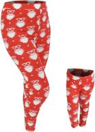 girls christmas matching family leggings apparel & accessories baby girls in clothing logo