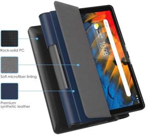 img 3 attached to MoKo Case Fit Lenovo Yoga Smart Tab 10 Tablet Accessories