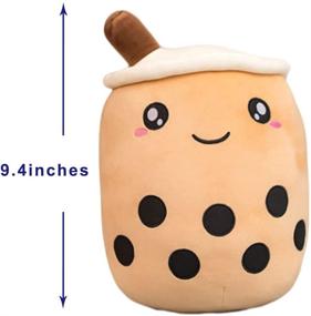 img 3 attached to 🧋 Boba Plush Milk Tea Toy - Huggable and Soft Boba Plush Animal Pillow, Perfect Birthday Gift for Home, Office - Suitable for Adults, Girls, Children, and Boba Enthusiasts