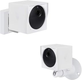 img 1 attached to 👉 Белые силиконовые чехлы для камеры Wyze Cam Outdoor - 2 штуки, водонепроницаемые и защитные (камера Wyze Cam Outdoor НЕ включена)