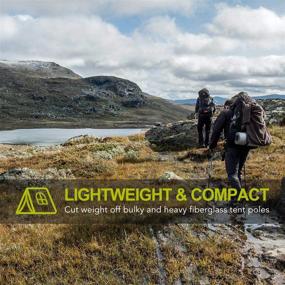img 1 attached to Сменные алюминиевые стойки Brightfour, легкие в дюймах