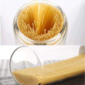 img 1 attached to Plastic Storage Transparent Container Spaghetti