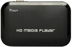 img 4 attached to Портативный HD медиаплеер Buyee - разрешение 1080P, выходы HDMI, VGA, AV, входы для карты SD.