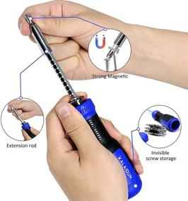 img 2 attached to 🔧 KALAIDUN Blue Magnetic Precision Screwdriver for Consoles – Enhanced SEO