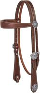 weaver leather cowboy browband headstall logo