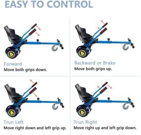 img 1 attached to Hoverboard Attachment Conversion Adjustable Compatible