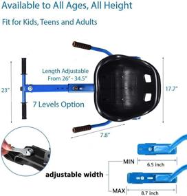 img 2 attached to Hoverboard Attachment Conversion Adjustable Compatible