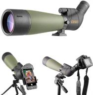 gosky spotting scope with tripod and carrying bag - bak4 angled scope for target shooting, hunting, bird watching, wildlife scenery - phone and slr mount compatible with canon - updated for superior performance logo