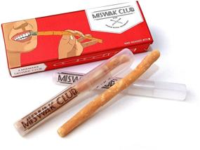 img 4 attached to 🦷 Organic Teeth Whitening Kit/Natural Miswak Toothbrush for Brighter Smile, Fresher Breath, Chemical-Free Solution