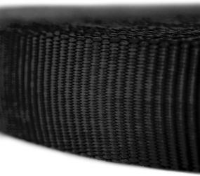 img 1 attached to Versatile and Durable: Country Brook Design 1 Inch Black Tubular Nylon Webbing, 10 Yards