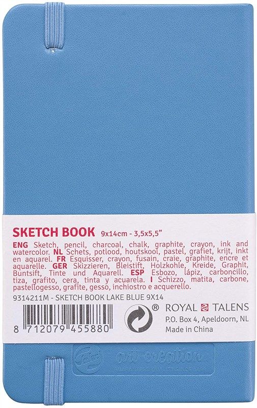 Talens Art Creations Sketchbook - Lake Blue, 5.5 x 3.5