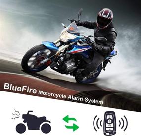 img 3 attached to 🔒 BlueFire Upgraded Motorcycle Security Kit: Advanced Alarm System with Engine Start, Arming, Disarming, Anti-Hijacking, Remote Control Features