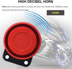 img 2 attached to 🔒 BlueFire Upgraded Motorcycle Security Kit: Advanced Alarm System with Engine Start, Arming, Disarming, Anti-Hijacking, Remote Control Features