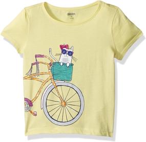 img 1 attached to 🌞 Gymboree Toddler Sleeve Graphic Sunshine Girls' Apparel