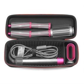 img 1 attached to Защитный чехол для хранения Dyson Airwrap Styler аксессуаров для закручивания волос | Жесткий чехол для хранения, защищающий от ударов и пыли для полного набора для стайлинга волос Dyson Airwrap.