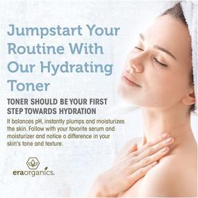 img 2 attached to 🌹 Extra Moisturizing & Balancing Face Toner Spray by Era Organics – Natural Facial Mist with Witch Hazel, Apple Cider Vinegar, Rose Water Toner for Combination, Oily, and Acne Prone Skin (8oz)