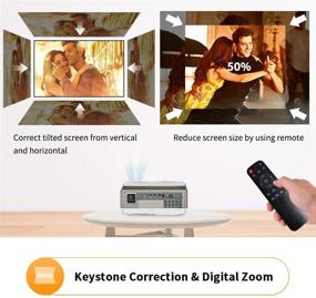 img 2 attached to Wireless Bluetooth Projector Projectors Proyector Television & Video