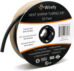 img 4 attached to 🔒 Wirefy Heat Shrink Tubing Adhesive: Unmatched bonding for secure wire protection