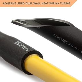 img 3 attached to 🔒 Wirefy Heat Shrink Tubing Adhesive: Unmatched bonding for secure wire protection