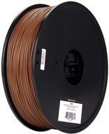 🔘 monoprice 133883 pla plus premium 3d filament - rich brown - 1kg spool logo