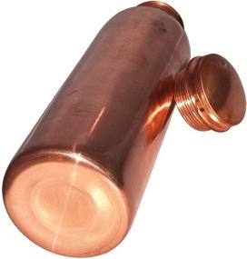 img 1 attached to 🧘 Rastogi Handicrafts Pure Copper 16oz / 500 ml Hand Plain/Smooth/Shiny Bottle - Ideal for Drinking Water Storage or Yoga