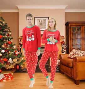 img 1 attached to 🎄 Cozy and Festive: Matching Family Christmas Pajamas Sleepwear for Unforgettable Holiday Nights!