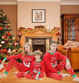 img 2 attached to 🎄 Cozy and Festive: Matching Family Christmas Pajamas Sleepwear for Unforgettable Holiday Nights!