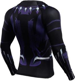 img 1 attached to NEPIA GYM Panther Compression Printed Men's Clothing