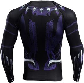 img 2 attached to NEPIA GYM Panther Compression Printed Men's Clothing