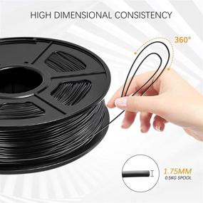 img 3 attached to 🖤 JAYO Flexible Black Filament with High Dimensional Accuracy