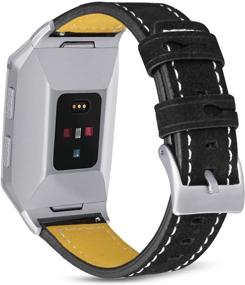 img 4 attached to SKYLET Compatible With Fitbit Ionic Band Leather