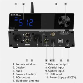img 3 attached to S.M.S.L M200: Advanced Bluetooth 5.0 Audio DAC with AK4497EQ Chip, UAT/aptX-HD/AAC/SBC Support