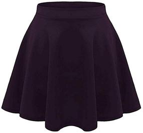 img 1 attached to 👗 Stylish GirlzWalk Flared Pleated Skirts and Skorts for Girls: Casual Stretch Clothing