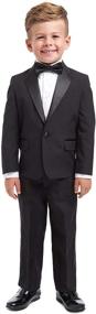 img 3 attached to Nautica Little 4 Piece Tuxedo Jacket