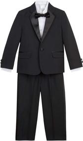 img 4 attached to Nautica Little 4 Piece Tuxedo Jacket