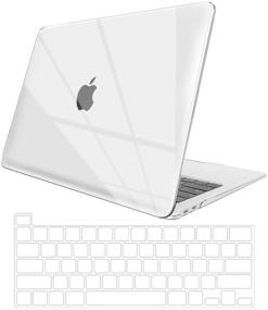 img 4 attached to 💻 TOWOOZ Чехол для MacBook Pro 13 дюймов - Прозрачный жесткий чехол и защита клавиатуры для MacBook Pro A2338/A2251/A2289