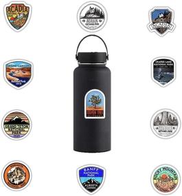 img 2 attached to 🌲 Pack of 50 Waterproof National Park Laptop Sticker Decals – Ideal for Water Bottles, Hydroflasks, Computers – Perfect for Outdoor Enthusiasts, Teens, Students, Teachers, and Employees