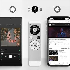 img 2 attached to 🎮 TNP Bluetooth Мультимедийный беспроводной пульт дистанционного управления: Улучшите свой опыт работы на Apple iOS/Android с помощью Кликера для презентаций, кнопки срабатывания камеры, управления музыкой и видео на смартфонах, планшетах, MacBook Pro, iPad Pro, iPhone 11 Pro Max/11 Pro/11.