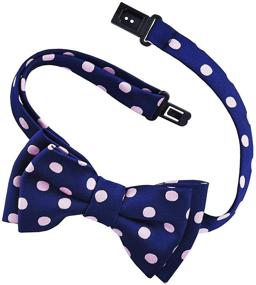 img 1 attached to 👔 Charming Pre Tied Boys' Bow Ties - Retreez Classic Polka Microfiber Accessories