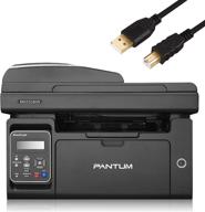 🖨️ pantum компактный лазерный принтер копир сканер с беспроводной сетью и автоподатчиком документов (m6550nw, черный) логотип