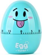 🍳 egg-cellent kitchen timer for cooking - 60 minute egg-shaped mechanical rotating alarm logo